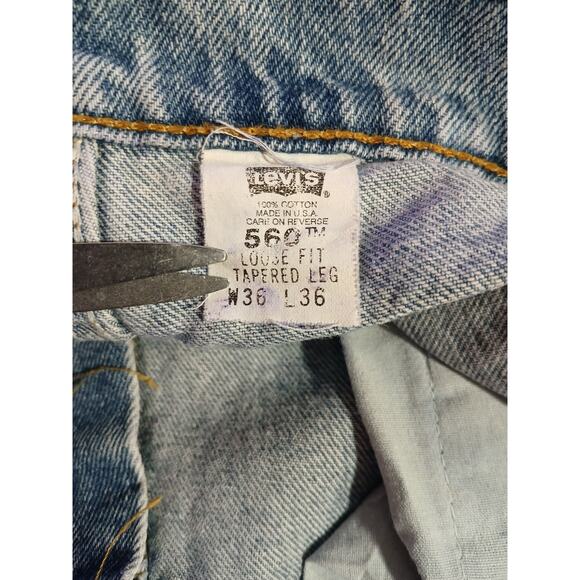 Vintage Mens Levi 550 Size 36 - Picture 8 of 10